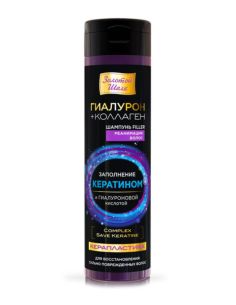 Золотой Шелк Шампунь Filler Керапластика реанимация волос 200мл