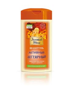 Золотой Шелк Шампунь активный дегтярный для проблемной кожи 250мл