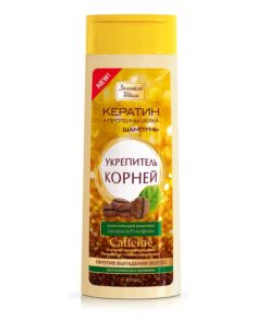 Золотой Шелк Шампунь укрепитель корней против выпадения волос 400мл