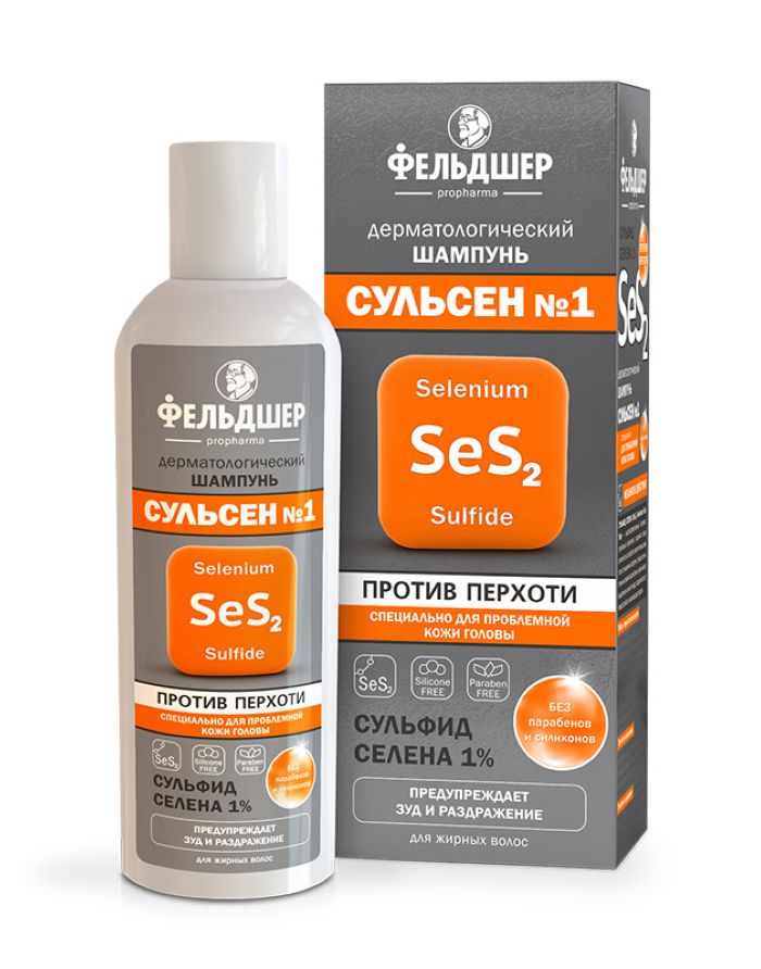 FELDSHER Sulsen No. 1 shampoo dermatological against dandruff 180ml