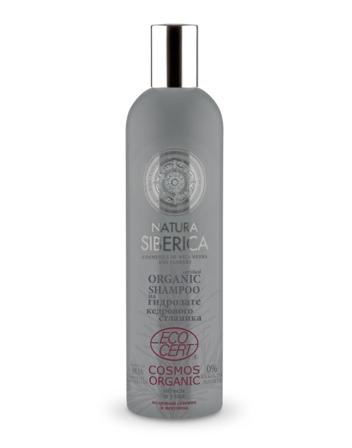Natura Siberica Exclusive Hydrolates Shampoo for all hair types Volume and Care 400ml