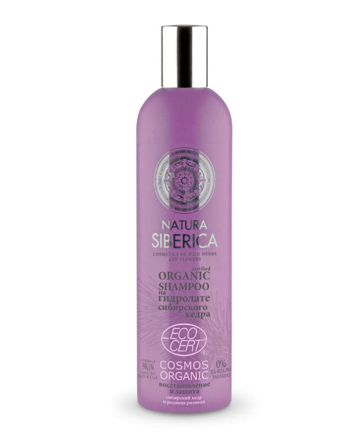 Natura Siberica Exclusive Hydrolates Shampoo for damaged hair Restoration and Protection 400ml