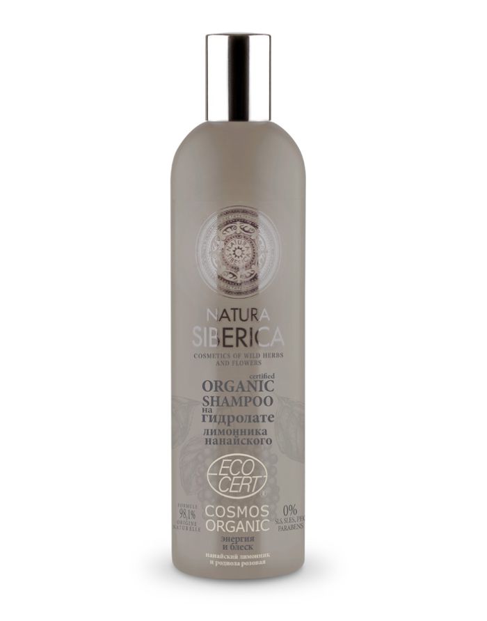 Natura Siberica Exclusive Hydrolates Shampoo for dull and weak hair Energy and Shine 400ml