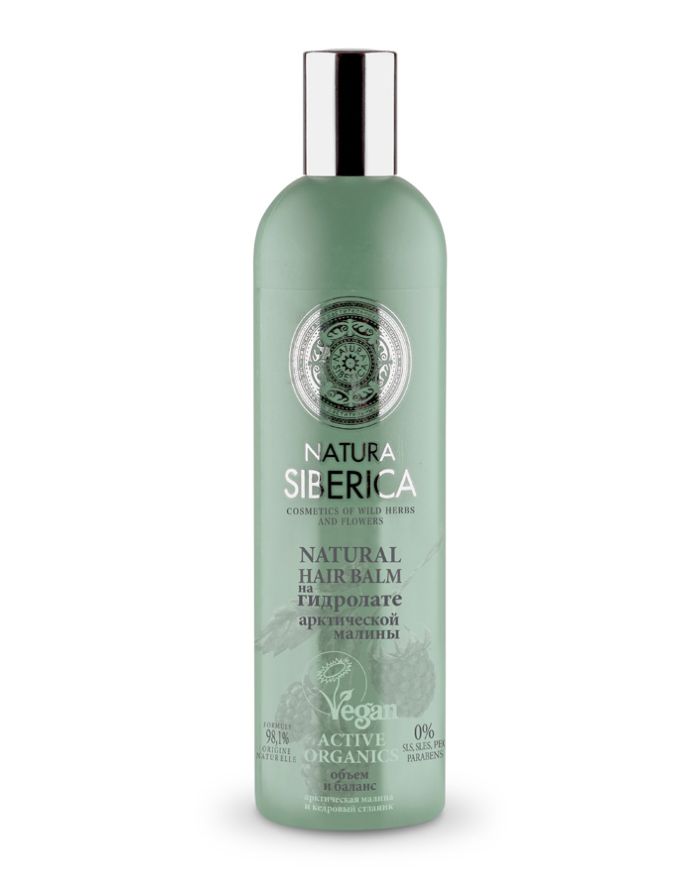 Natura Siberica Exclusive Hydrolates Balm for oily hair Volume and Balance 400ml