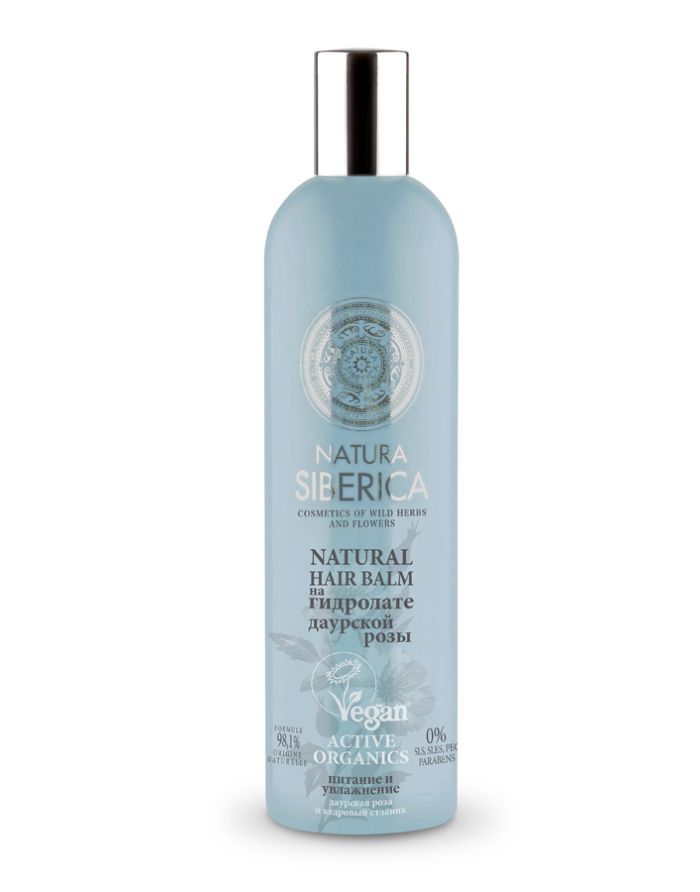 Natura Siberica Exclusive Hydrolates Balm for dry and brittle hair Nutrition and Moisturizing 400ml