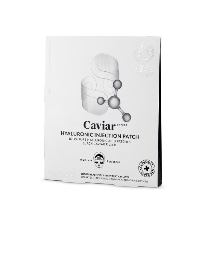 Natura Siberica Hyaluronic injection patch & Serum-filler Caviar Expert