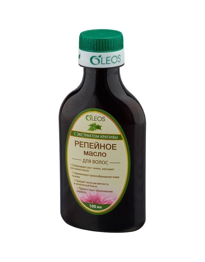 OLEOS Репейное масло с экстрактом крапивы 100мл