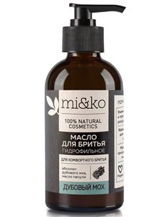 Mi&ko Гидрофильное масло для бритья Дубовый мох 100мл