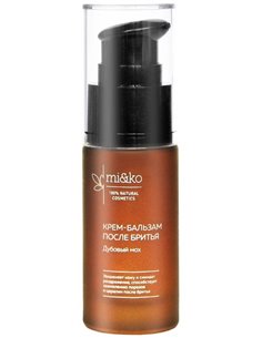 Mi&ko Крем-бальзам после бритья Дубовый мох 30мл