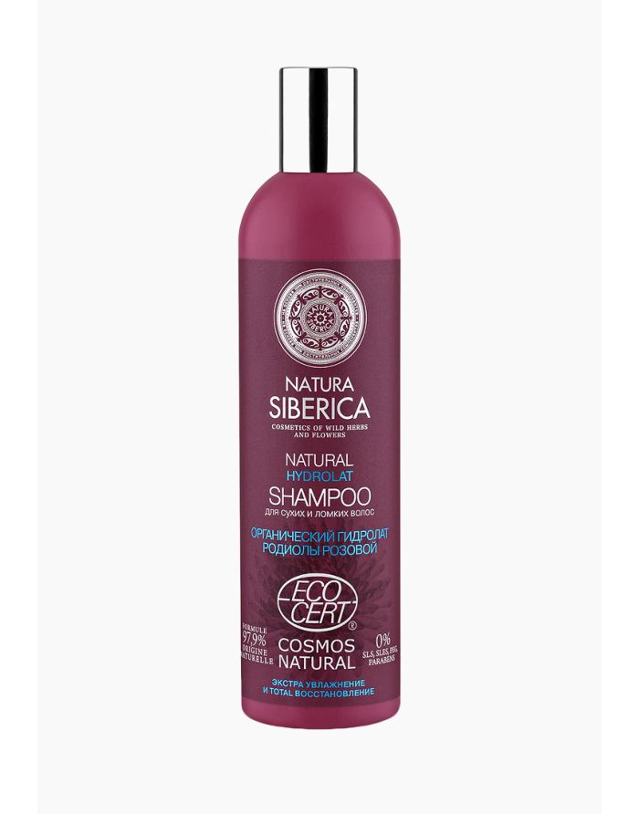 Natura Siberica Shampoo HYDROLAT for dry and brittle hair 400ml