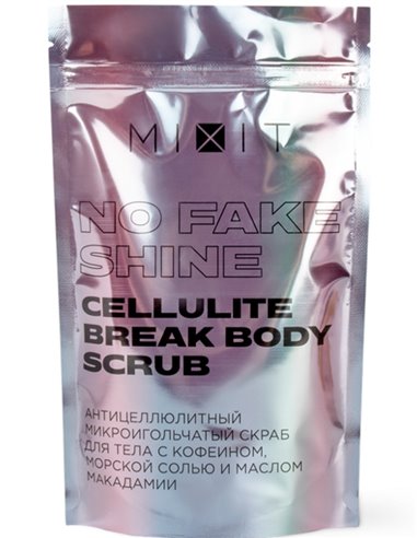 MIXIT No Fake Shine Cellulite Break Body Scrub 250g