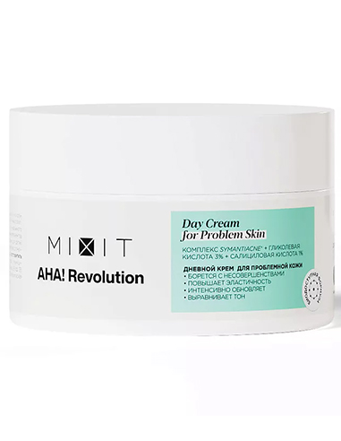 MIXIT AHA+BHA! Revolution Day Cream Glycolic 3% + salicylic acid 50ml