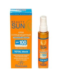 Floresan Солнцезащитный крем Полный блок SPF100 75мл