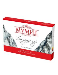 Мумиё очищенное Бальзам Гор 60 таб. по 0.2г