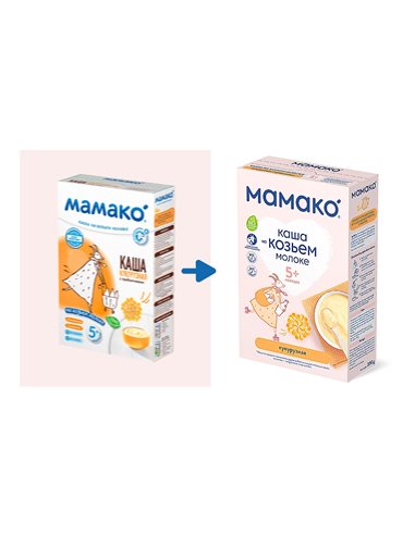 Mamako 5+ months Corn porridge with prebiotics with goat milk 200g