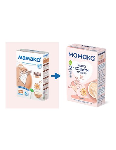 Mamako Каша 5 злаков на козьем молоке 200г