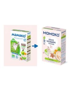 Mamako Каша Гречневая с яблоком и морковью на козьем молоке 200г