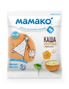Mamako Каша Кукурузная с пребиотиками на козьем молоке 30г