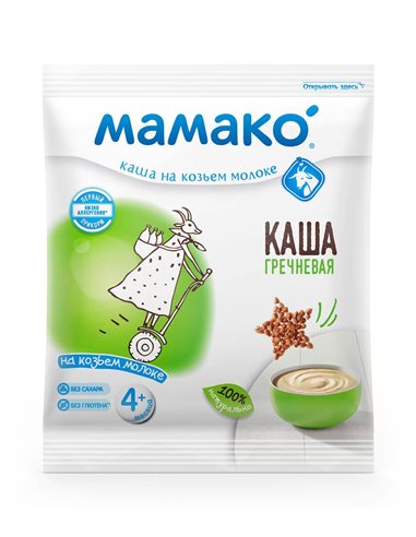 Mamako 4+ months Buckwheat porridge with goat milk 30g