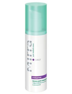 Mirra DAILY Пенка для умывания с фруктовыми кислотами и ромашкой 100мл