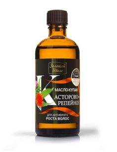 Золотой Шелк Касторово-репейное масло-купаж для активного роста волос 100мл