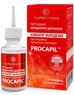 SUPERNOVA PEPTIDE CONCENTRATE for hair LOSS BLOCKER for visible signs of alopecia 30ml