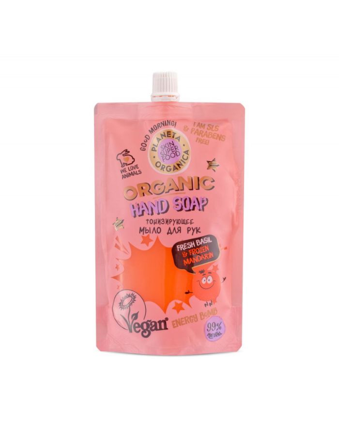 Planeta Organica Skin Super Food Organic Hand Soap Energy Bomb 200ml