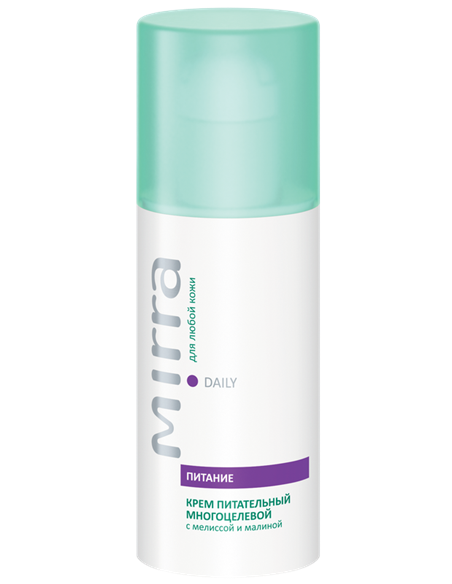 Mirra DAILY Крем питательный многоцелевой с мелиссой и малиной 50мл
