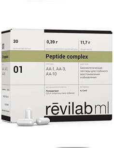 Peptides Revilab ML 01 anti-age и онкопротектор 30 капс. x 0,39г