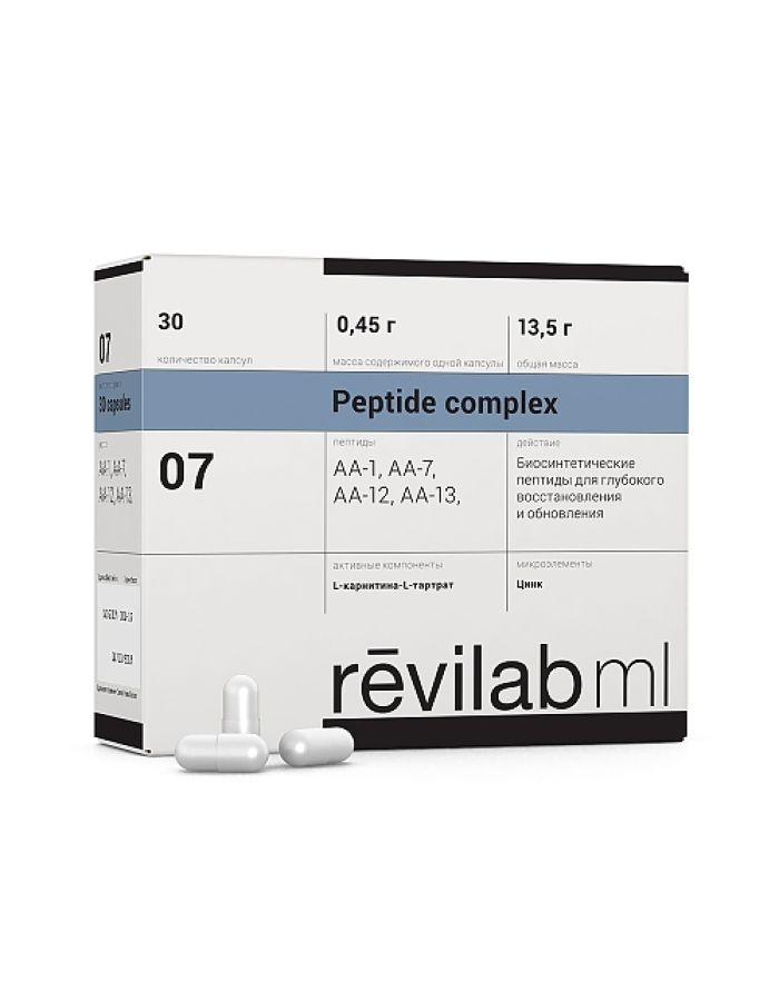 Peptides Revilab ML 07 для мужского организма 30 капс. x 0,45г