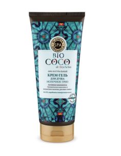 Planeta Organica SPA Bio Coco Крем-гель для душа Молочное трио 375мл