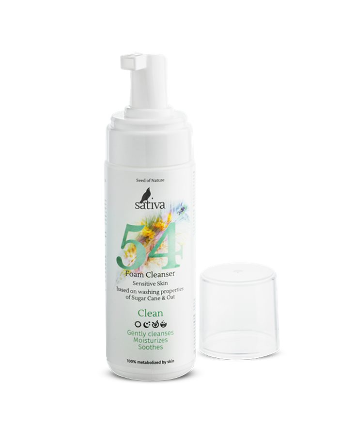 Sativa 54 Foam Cleanser Sensitive Skin 165ml