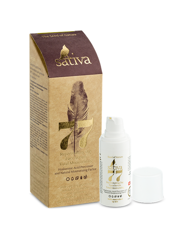 Sativa 77 Rejuvenating Day Face Serum Total Moisturizing 20ml