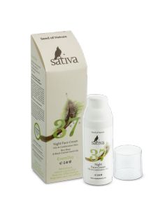 Sativa №37 Крем для лица ночной для жирного и комбинированного типа кожи 50мл
