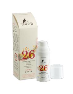 Sativa №26 Крем для лица AntiAge ночной для зрелой кожи 50мл