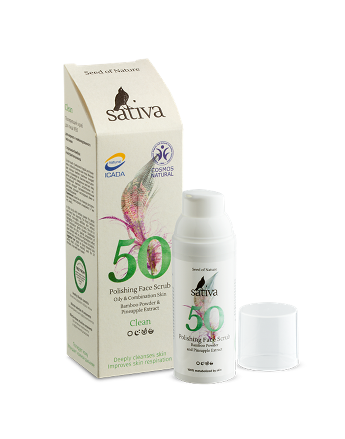 Sativa Polishing Face Scrub No.50 50ml