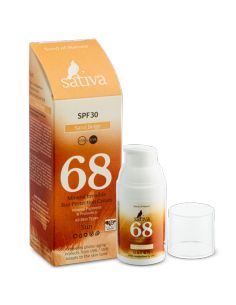 Sativa №68 Sand Beige Крем невидимый минеральный солнцезащитный SPF30 30мл