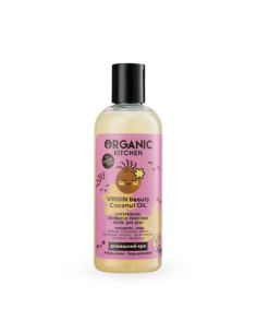 Organic Kitchen Натуральное пенящееся кокосовое масло для душа VIRGIN beauty Coconut OIL 270мл