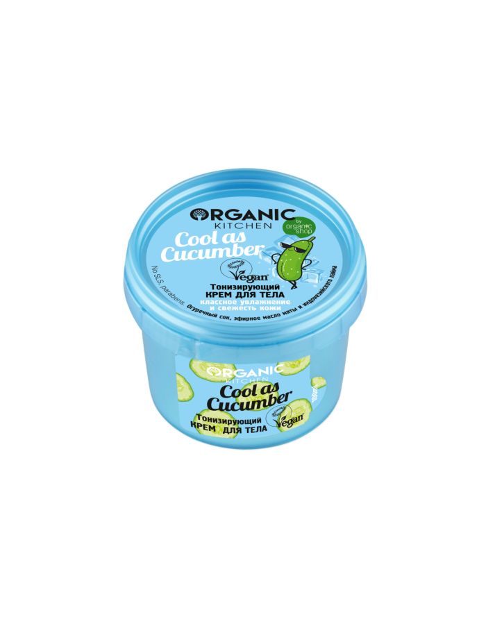 Organic Kitchen Body Cream Tonic Cool as cucumber 100ml