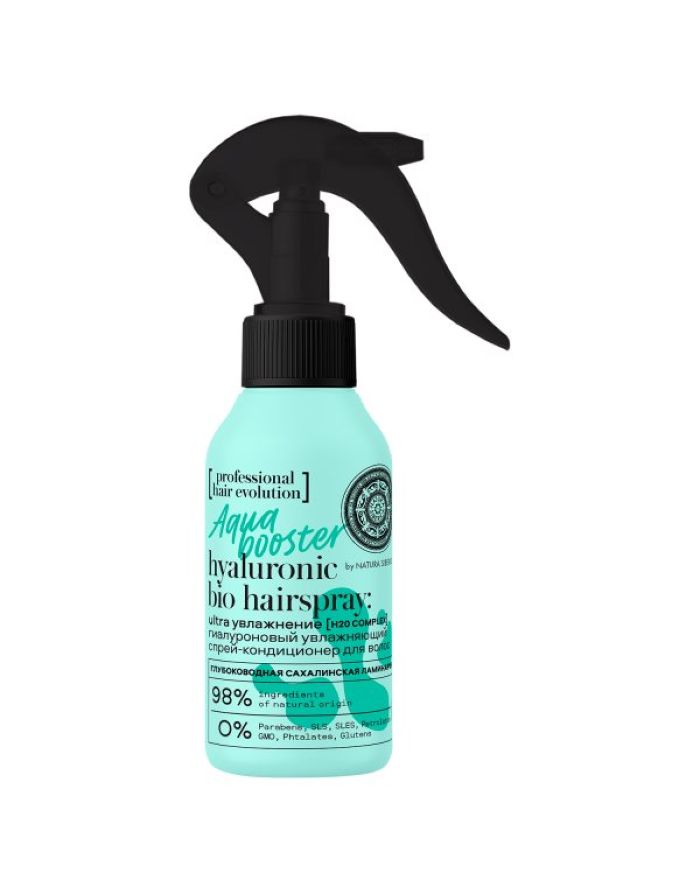 Natura Siberica Hair Evolution Hyaluronic Moisturizing Hair Conditioner Spray AQUA BOOSTER 120ml