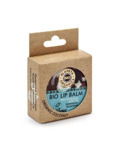 Planeta Organica Organic Coconut Био бальзам для губ тропическое увлажнение 15мл