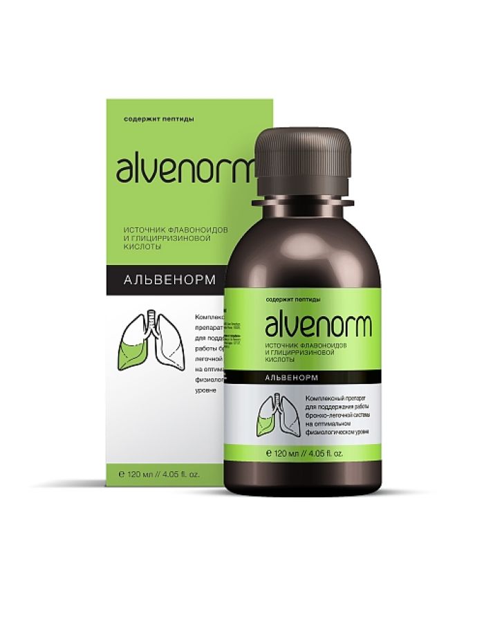 Peptides Alvenorm Forte for lungs 120ml