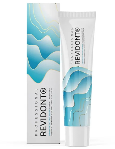Peptides Revidont Toothpaste for repairing enamel and reducing sensitivity with peptides 64g