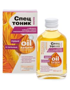 Спецтоник Худые и сильные Лисичка с сафлором, имбирём и корнем подсолнечника клубненосного 100мл