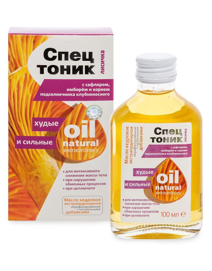 Special tonic Thin and strong Chanterelle with safflower, ginger and tuberous sunflower root 100ml