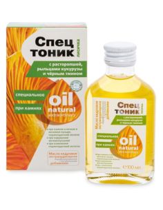 Спецтоник при камнях Лисичка с расторопшей, рыльцами кукурузы и чёрным тмином 100мл