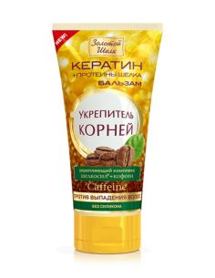 Золотой Шелк Бальзам укрепитель корней против выпадения волос 170мл
