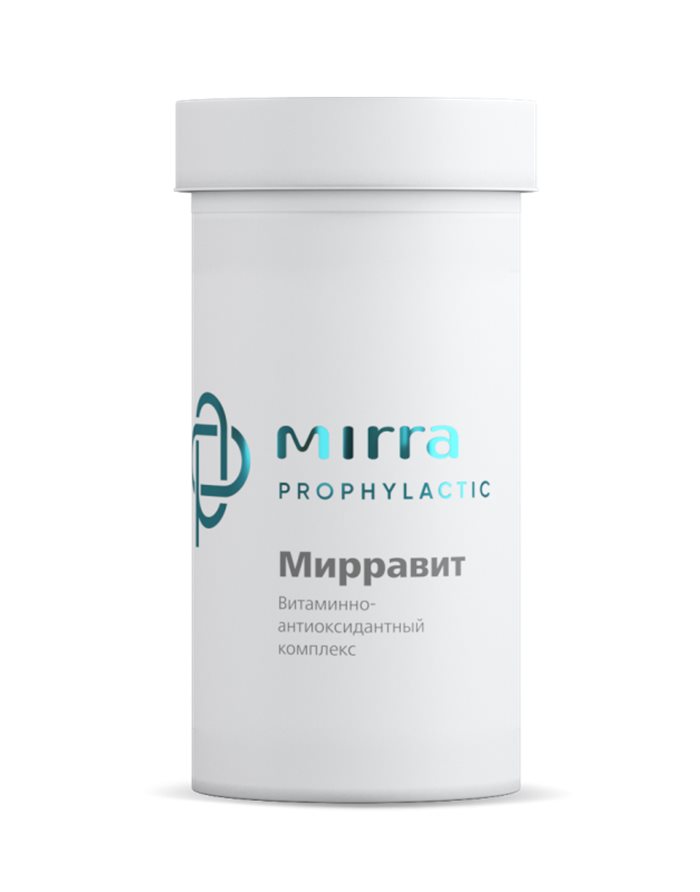 Mirra PROPHYLACTIC МИРРАВИТ витаминно-антиоксидантный комплекс 40х0.5г