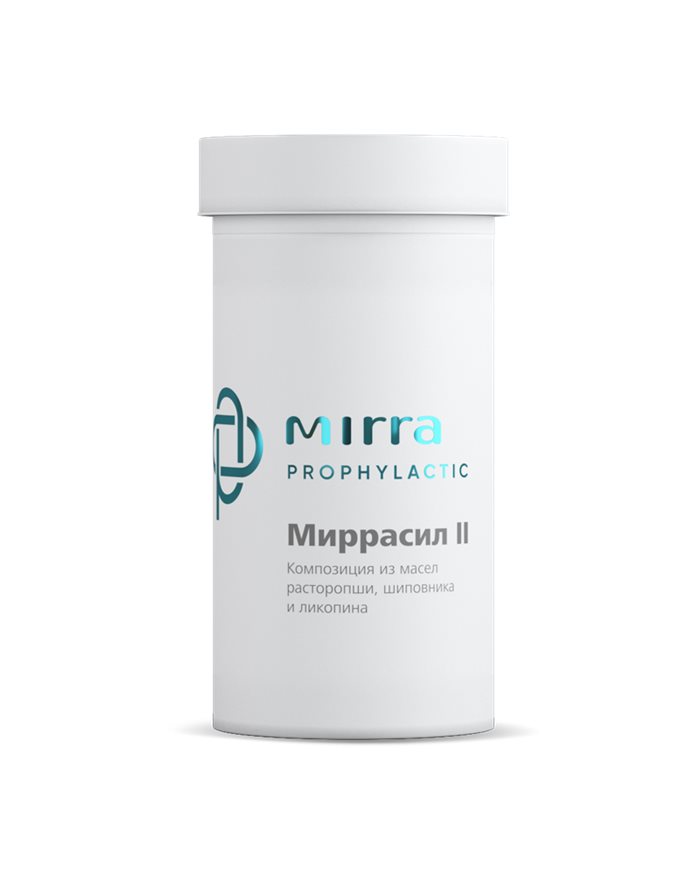 Mirra PROPHYLACTIC MIRRASIL-2 composition of milk thistle, rosehip and lycopene oils 60x0.3g