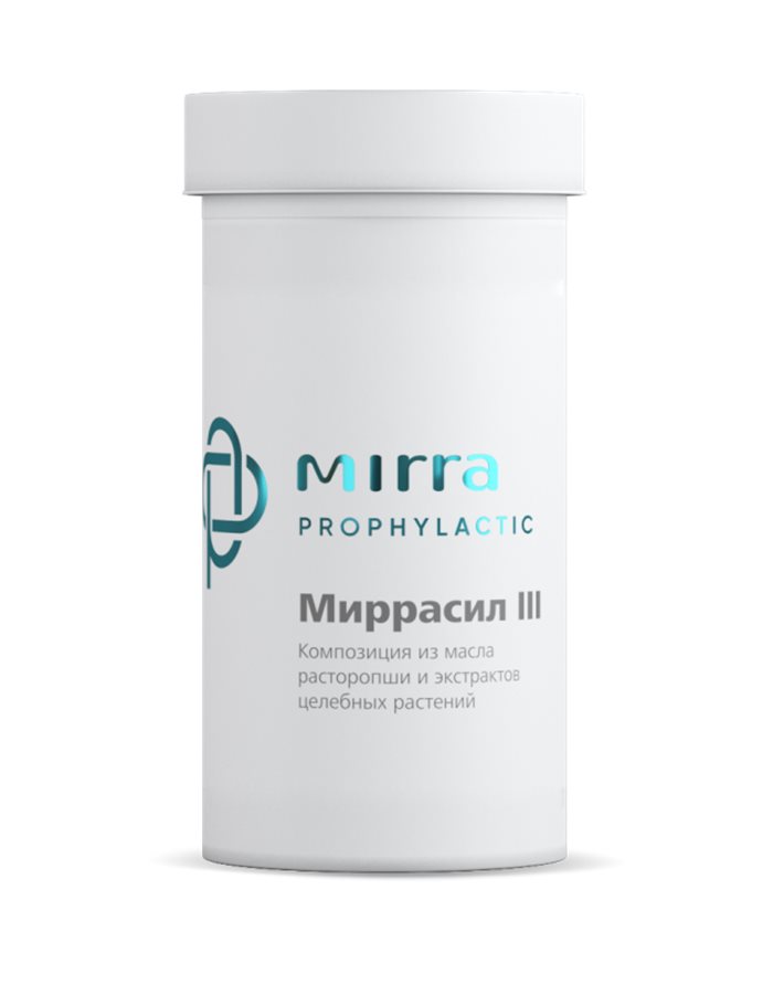 Mirra PROPHYLACTIC MIRRASIL-3 biocomplex with hawthorn and hop extracts 60x0.3g